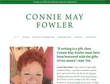 Tablet Screenshot of conniemayfowler.com